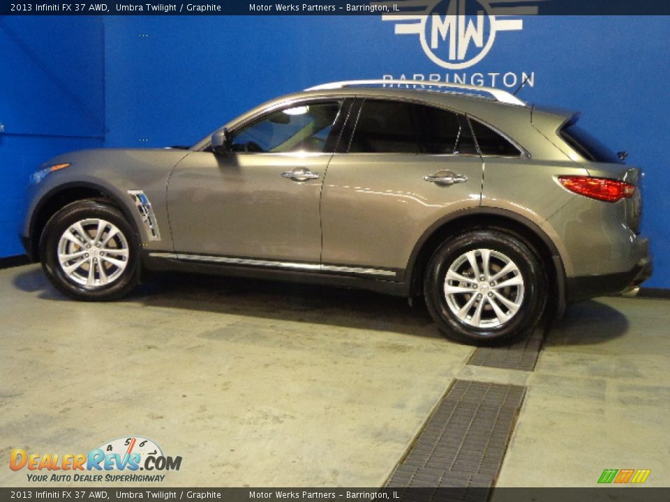 2013 Infiniti FX 37 AWD Umbra Twilight / Graphite Photo #6