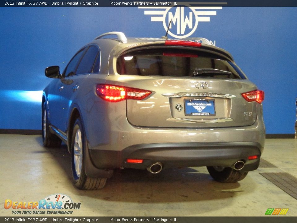 2013 Infiniti FX 37 AWD Umbra Twilight / Graphite Photo #7