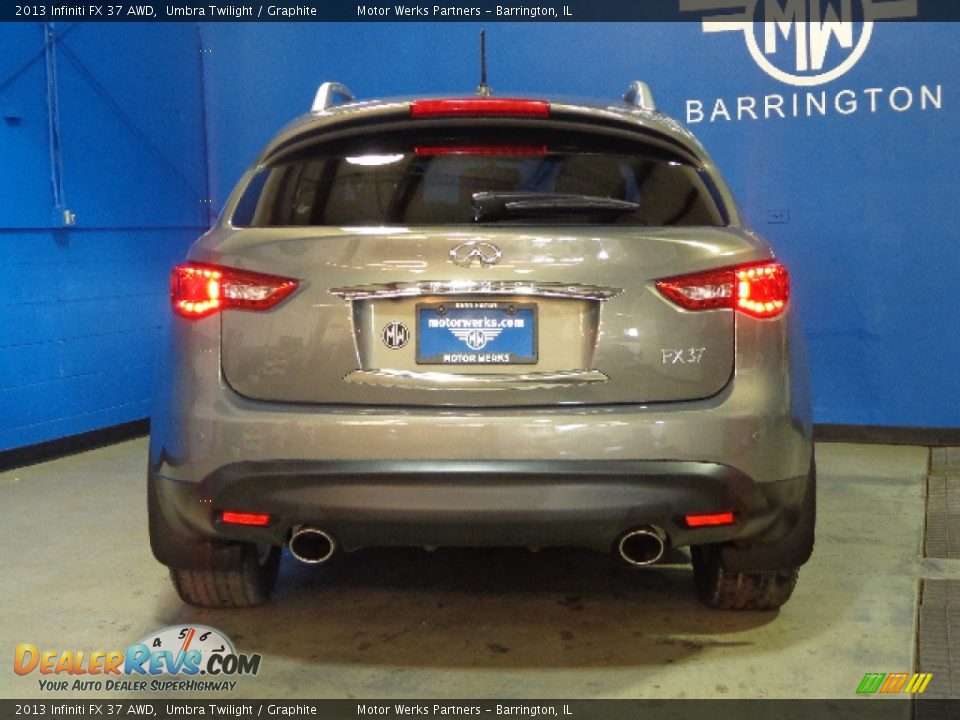 2013 Infiniti FX 37 AWD Umbra Twilight / Graphite Photo #8