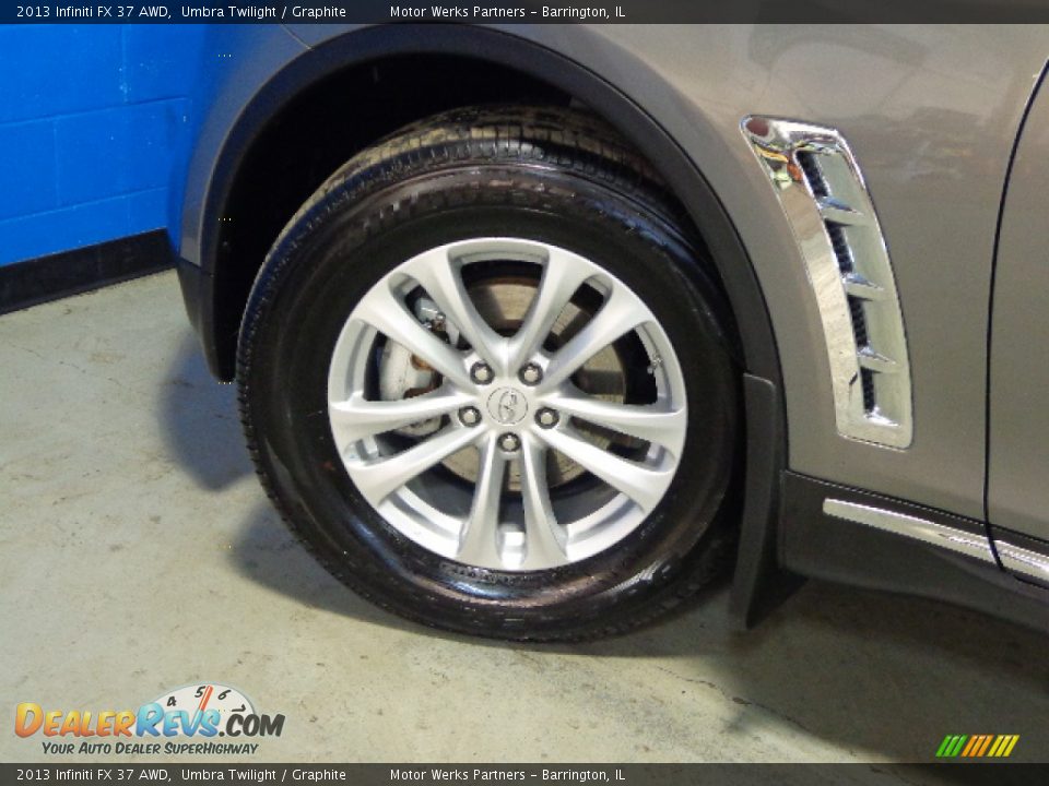 2013 Infiniti FX 37 AWD Umbra Twilight / Graphite Photo #12