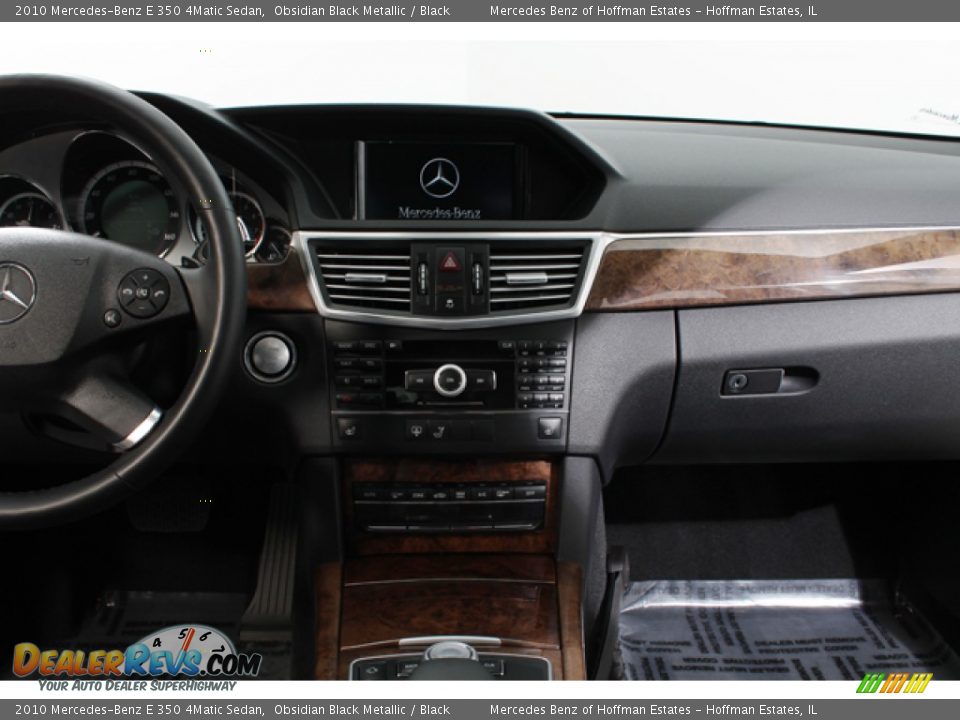 2010 Mercedes-Benz E 350 4Matic Sedan Obsidian Black Metallic / Black Photo #9