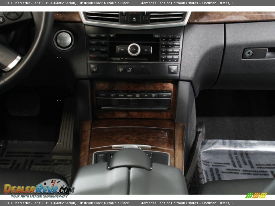 2010 Mercedes-Benz E 350 4Matic Sedan Obsidian Black Metallic / Black Photo #11