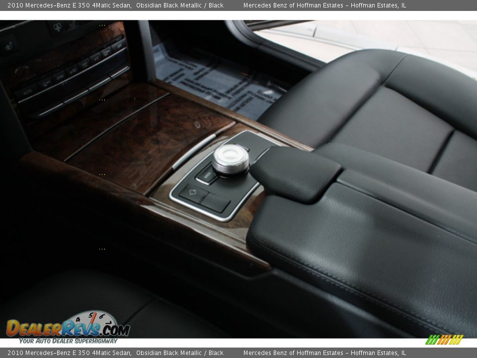 2010 Mercedes-Benz E 350 4Matic Sedan Obsidian Black Metallic / Black Photo #12