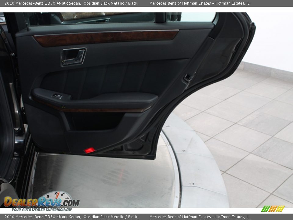 2010 Mercedes-Benz E 350 4Matic Sedan Obsidian Black Metallic / Black Photo #14