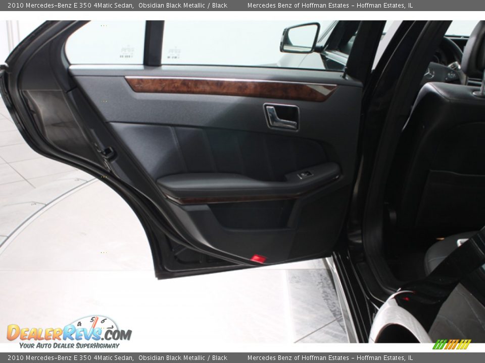 2010 Mercedes-Benz E 350 4Matic Sedan Obsidian Black Metallic / Black Photo #15