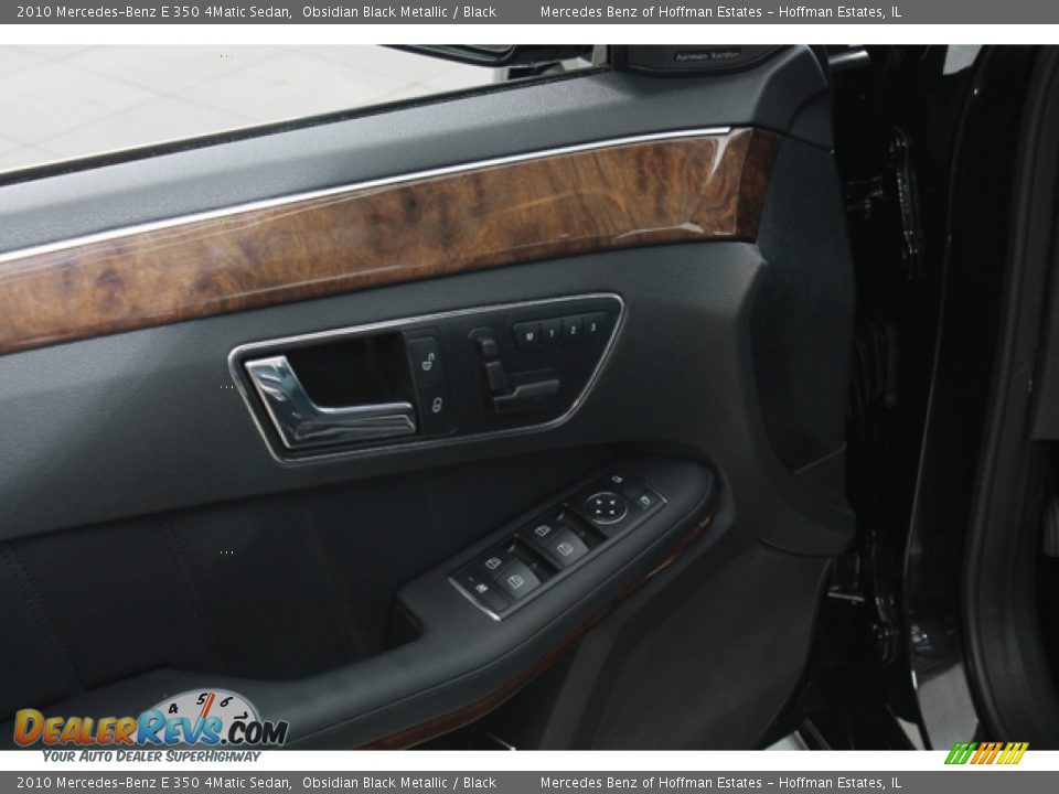 2010 Mercedes-Benz E 350 4Matic Sedan Obsidian Black Metallic / Black Photo #17
