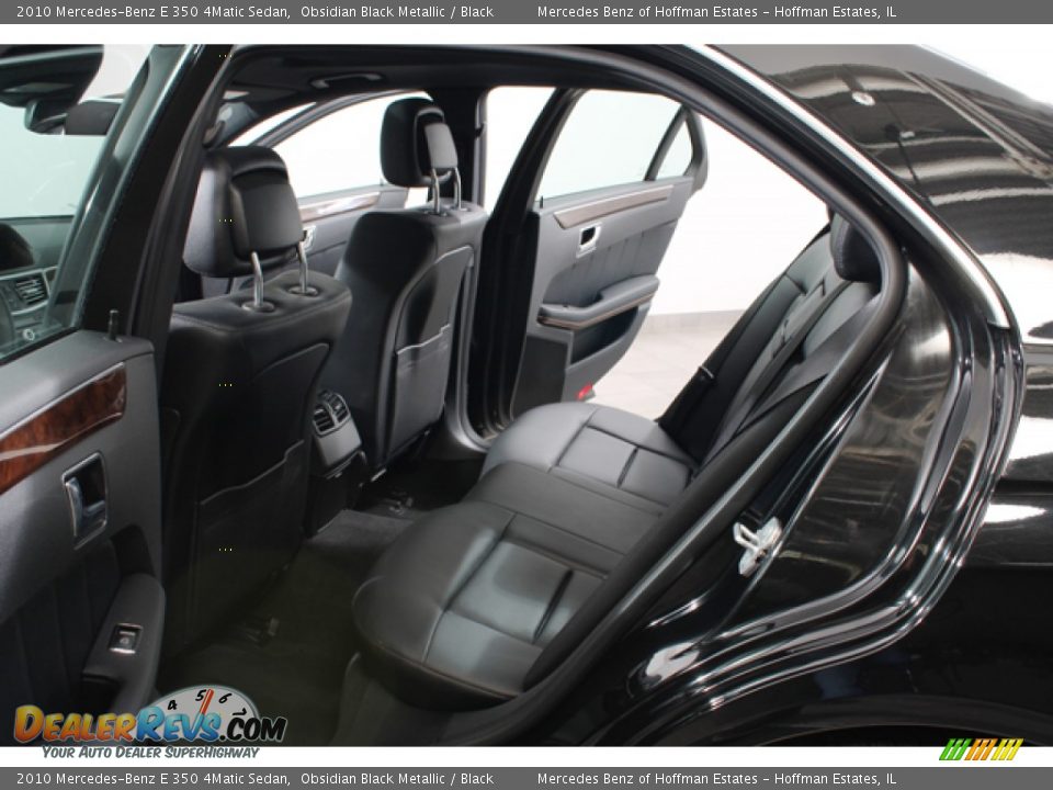 2010 Mercedes-Benz E 350 4Matic Sedan Obsidian Black Metallic / Black Photo #19