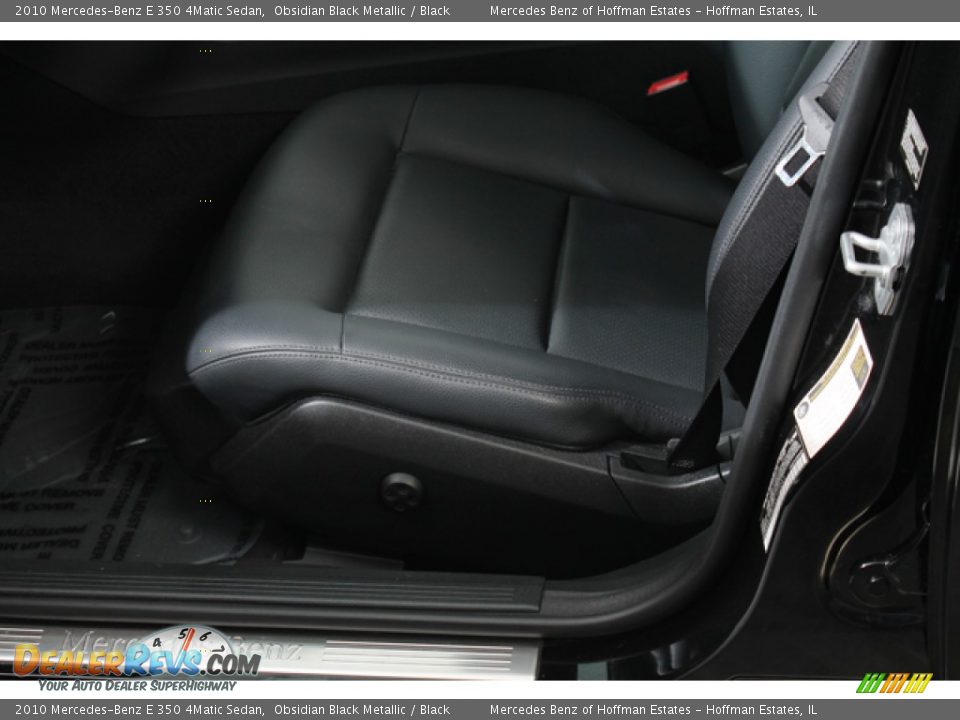 2010 Mercedes-Benz E 350 4Matic Sedan Obsidian Black Metallic / Black Photo #20