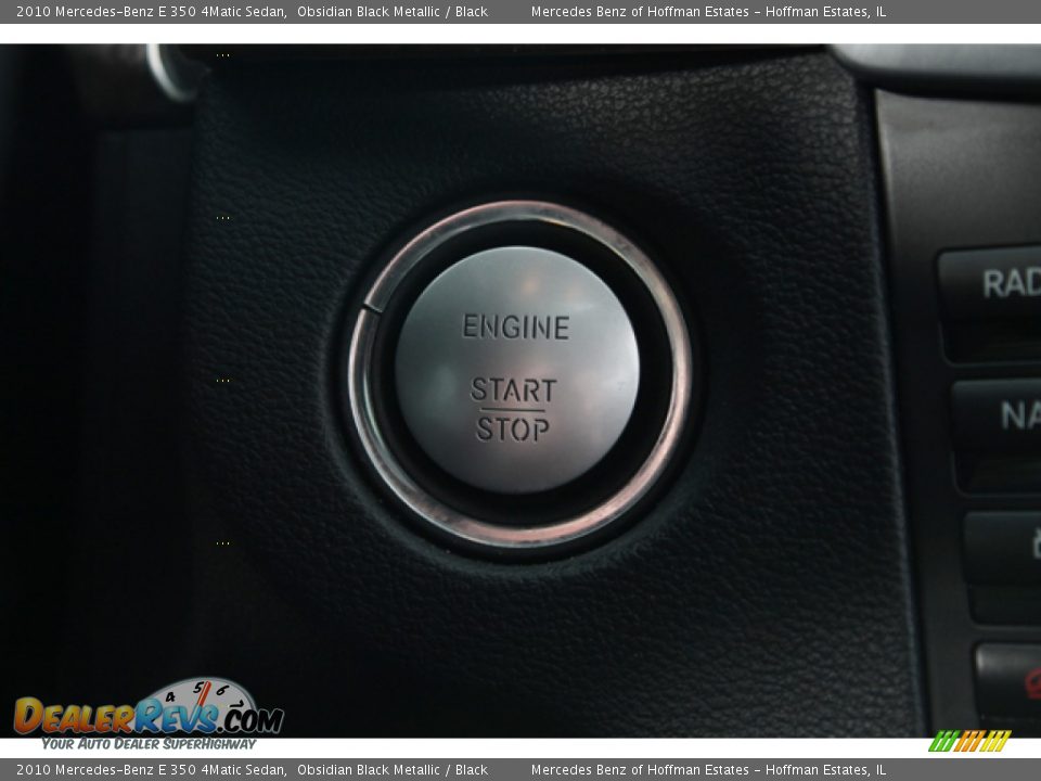 2010 Mercedes-Benz E 350 4Matic Sedan Obsidian Black Metallic / Black Photo #21