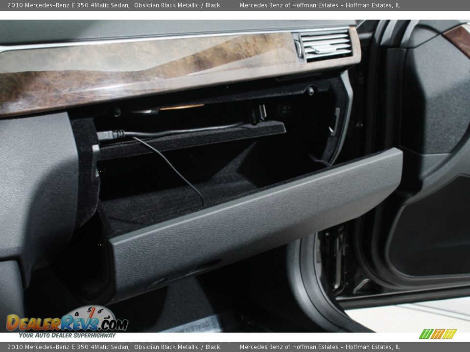2010 Mercedes-Benz E 350 4Matic Sedan Obsidian Black Metallic / Black Photo #22