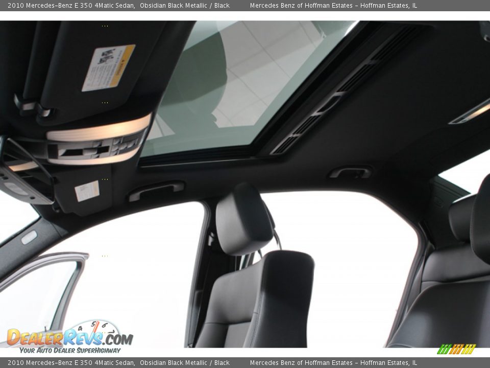 2010 Mercedes-Benz E 350 4Matic Sedan Obsidian Black Metallic / Black Photo #25