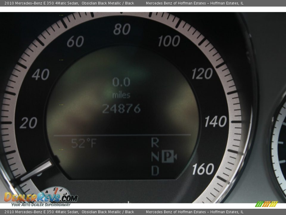 2010 Mercedes-Benz E 350 4Matic Sedan Obsidian Black Metallic / Black Photo #27