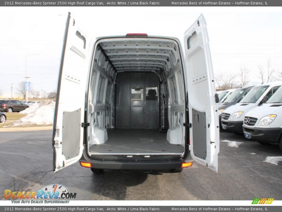 2012 Mercedes-Benz Sprinter 2500 High Roof Cargo Van Arctic White / Lima Black Fabric Photo #9