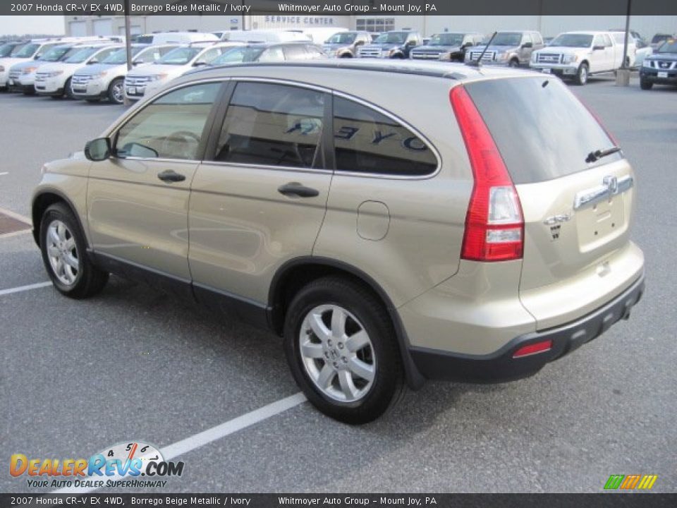 2007 Honda CR-V EX 4WD Borrego Beige Metallic / Ivory Photo #5