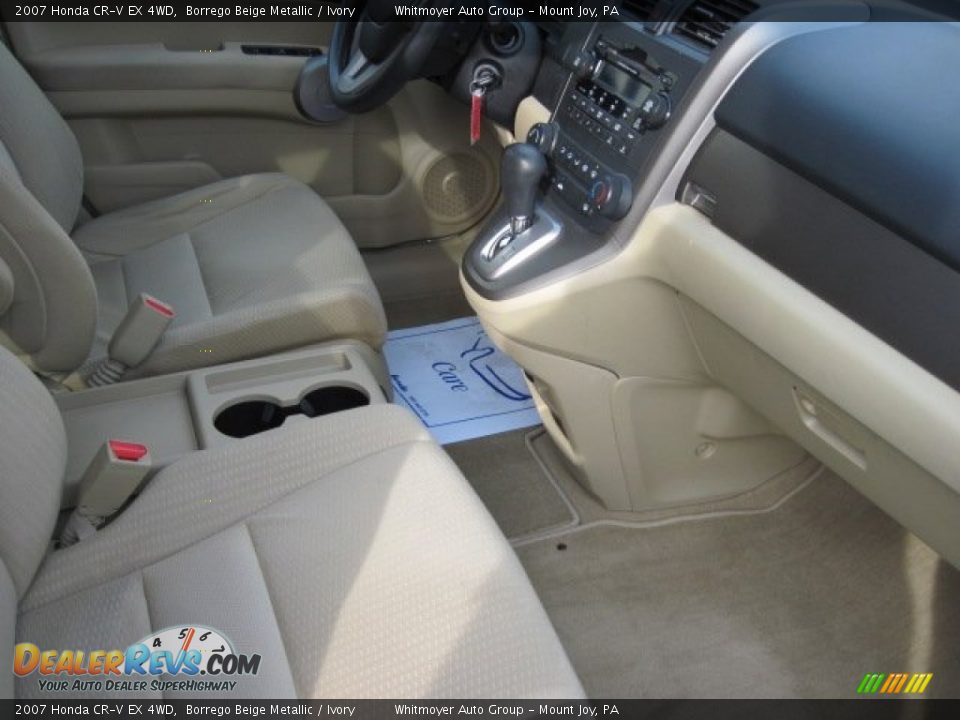 2007 Honda CR-V EX 4WD Borrego Beige Metallic / Ivory Photo #10