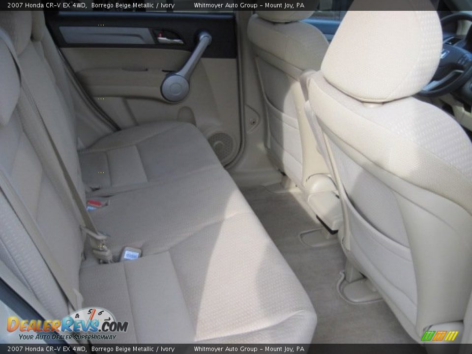 2007 Honda CR-V EX 4WD Borrego Beige Metallic / Ivory Photo #11