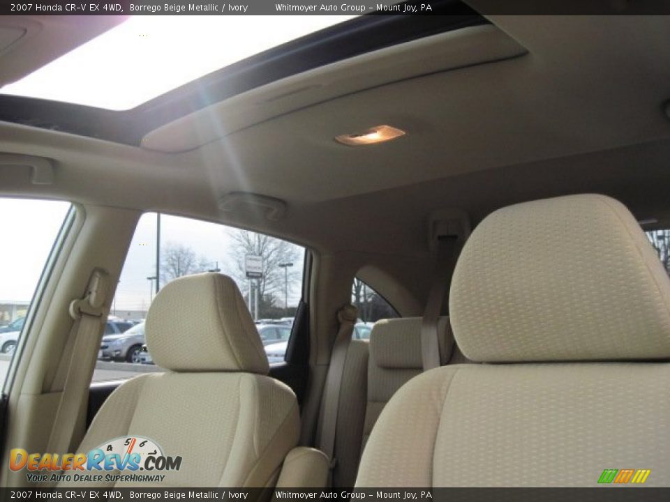 2007 Honda CR-V EX 4WD Borrego Beige Metallic / Ivory Photo #14
