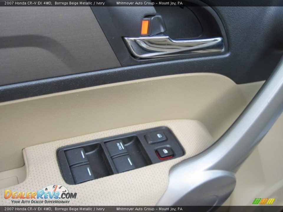 2007 Honda CR-V EX 4WD Borrego Beige Metallic / Ivory Photo #15