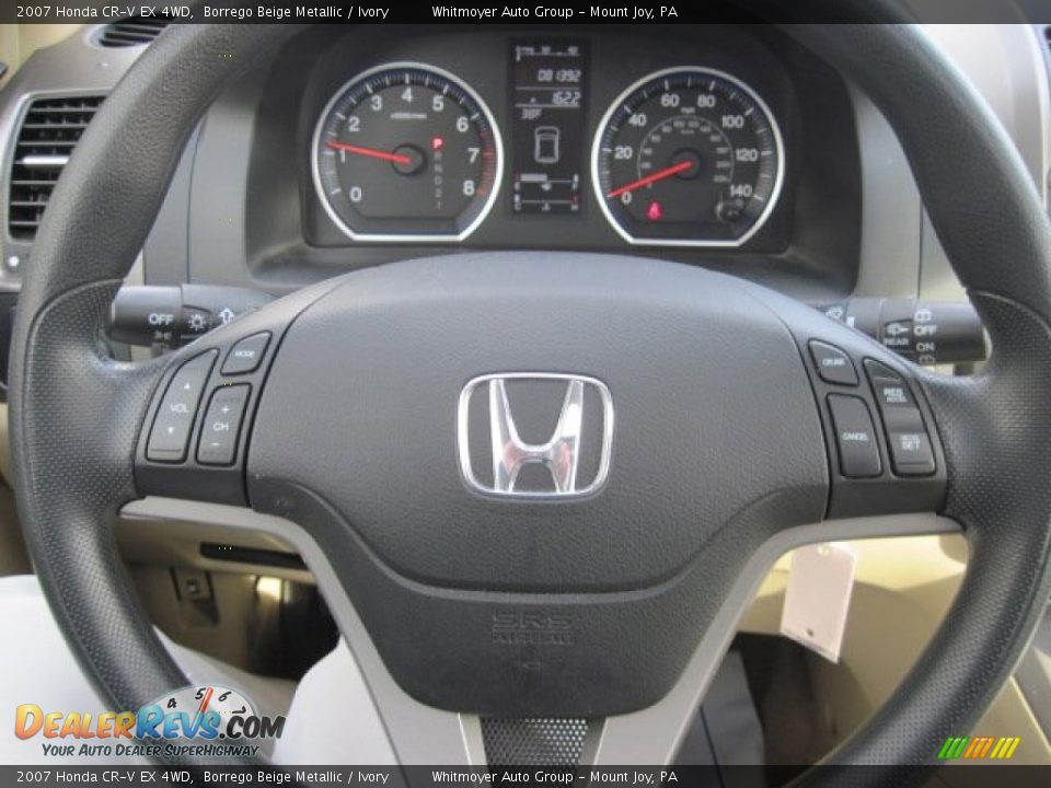 2007 Honda CR-V EX 4WD Borrego Beige Metallic / Ivory Photo #17