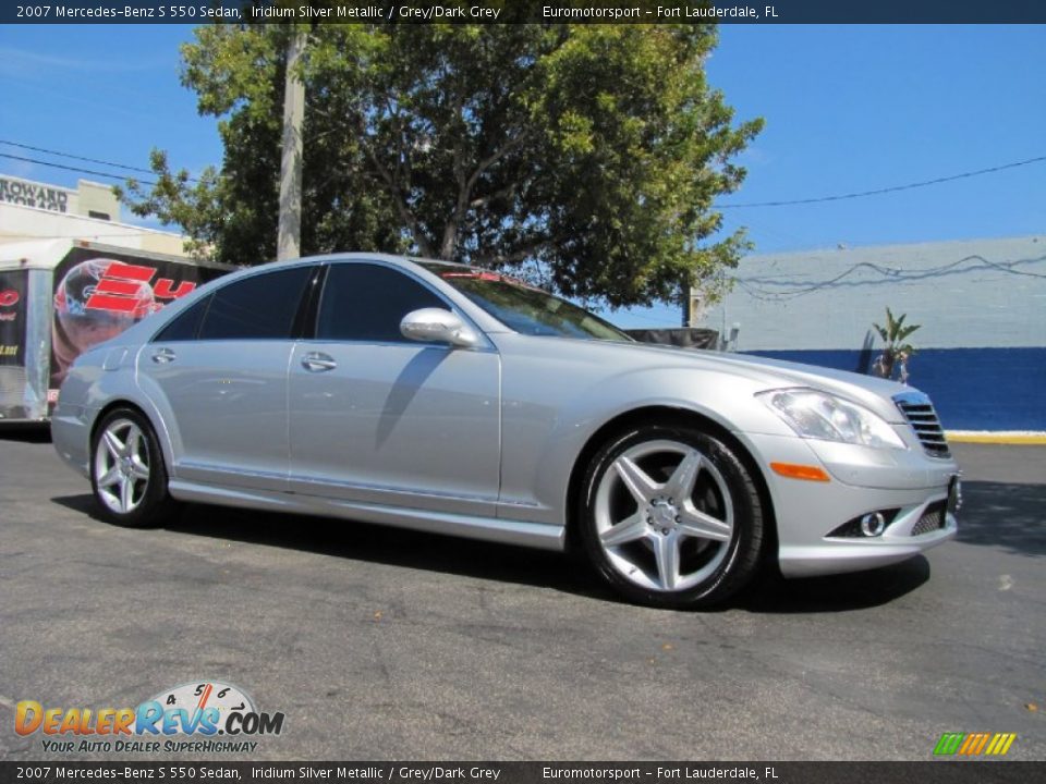 Iridium Silver Metallic 2007 Mercedes-Benz S 550 Sedan Photo #2