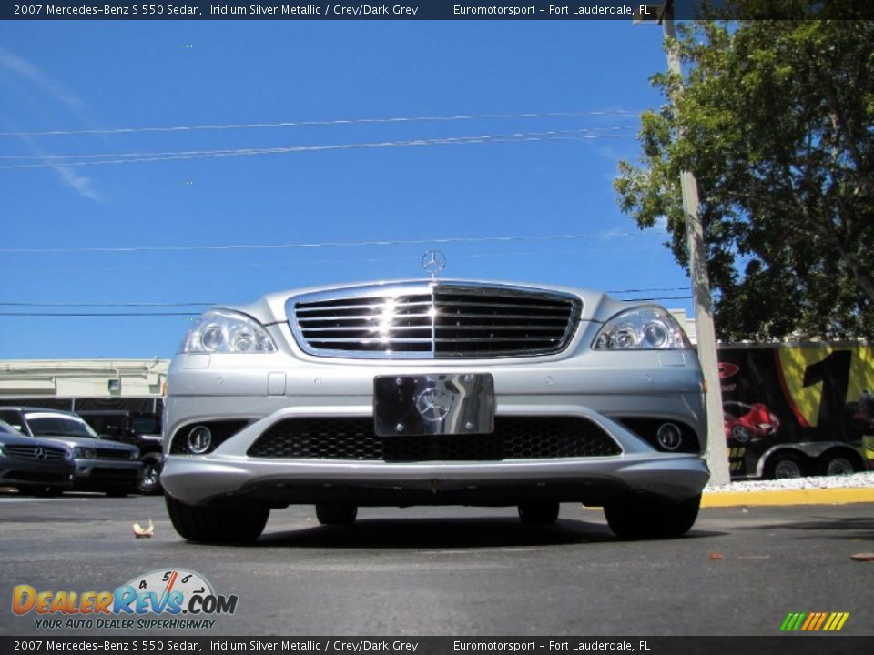 2007 Mercedes-Benz S 550 Sedan Iridium Silver Metallic / Grey/Dark Grey Photo #6
