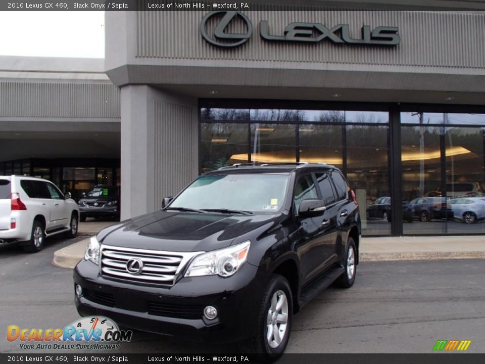 2010 Lexus GX 460 Black Onyx / Sepia Photo #1