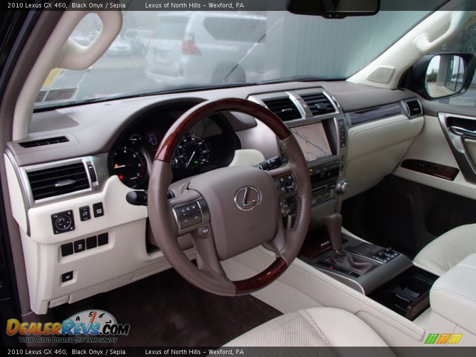 Sepia Interior - 2010 Lexus GX 460 Photo #9