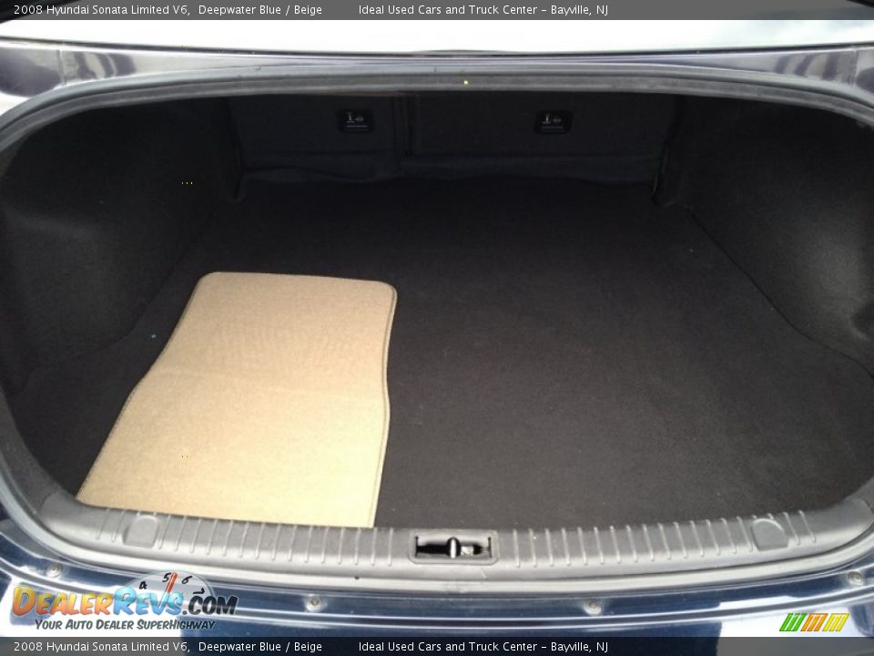 2008 Hyundai Sonata Limited V6 Trunk Photo #29
