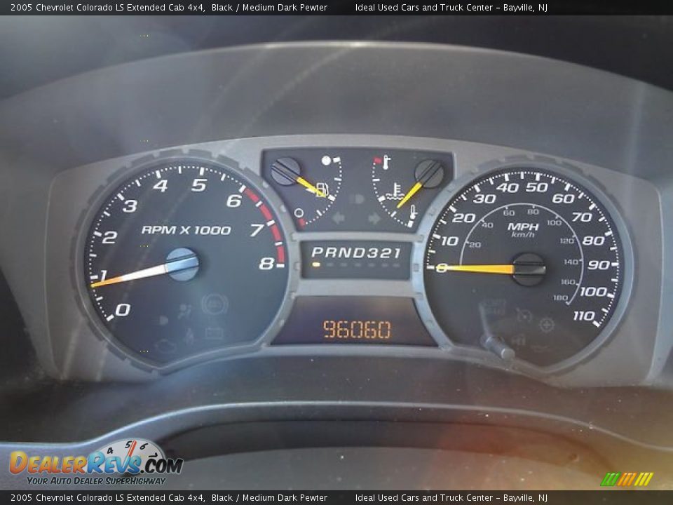 2005 Chevrolet Colorado LS Extended Cab 4x4 Gauges Photo #8
