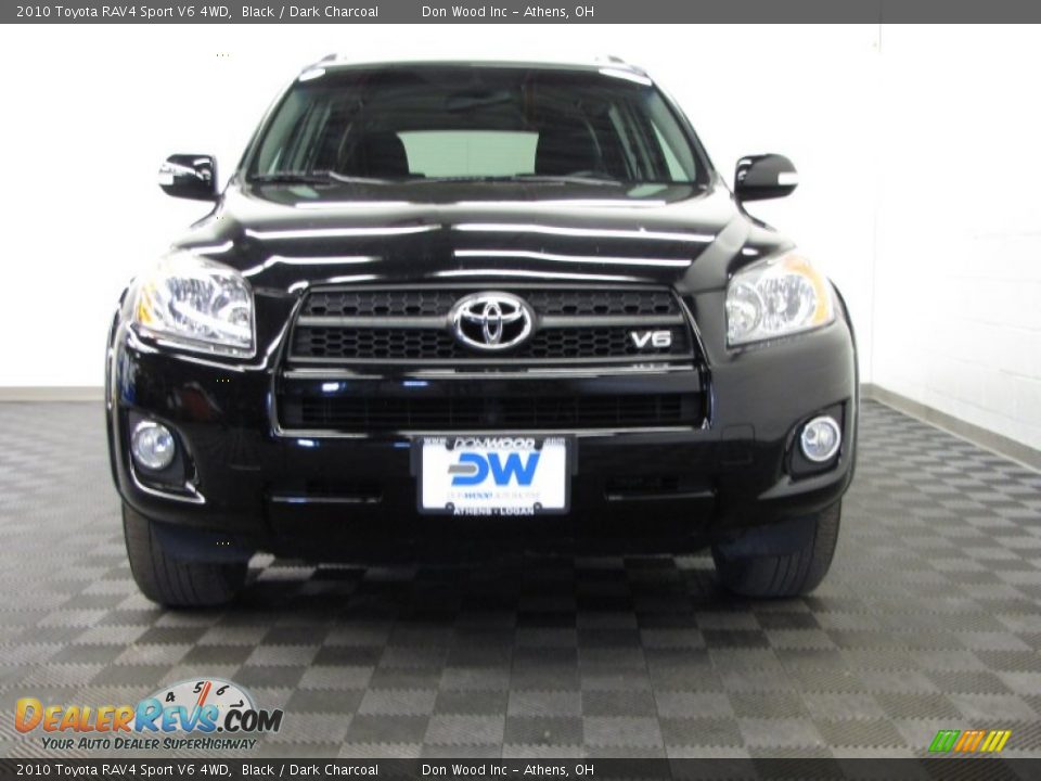 2010 Toyota RAV4 Sport V6 4WD Black / Dark Charcoal Photo #2