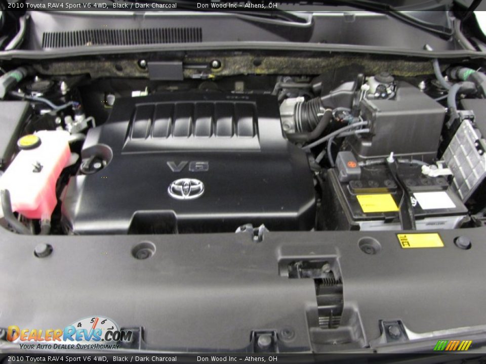 2010 Toyota RAV4 Sport V6 4WD Black / Dark Charcoal Photo #5