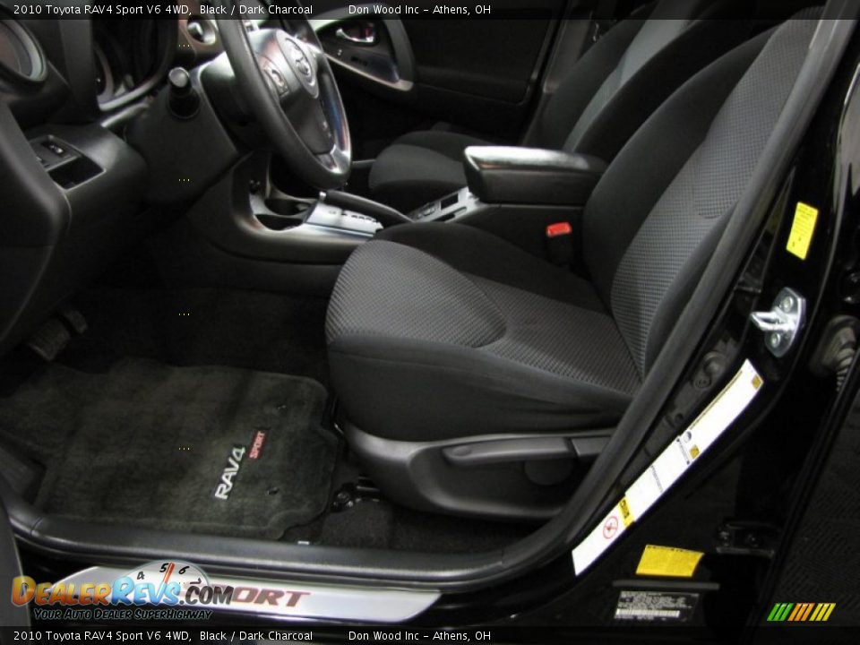 2010 Toyota RAV4 Sport V6 4WD Black / Dark Charcoal Photo #6