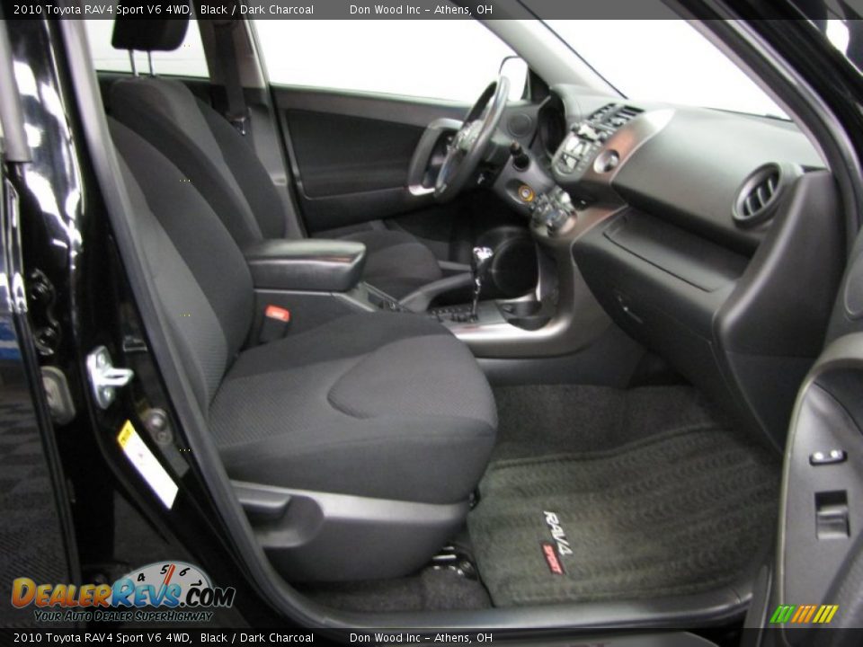 2010 Toyota RAV4 Sport V6 4WD Black / Dark Charcoal Photo #9