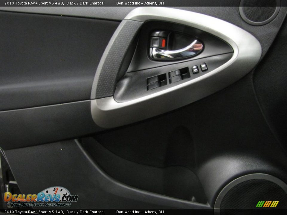 2010 Toyota RAV4 Sport V6 4WD Black / Dark Charcoal Photo #10