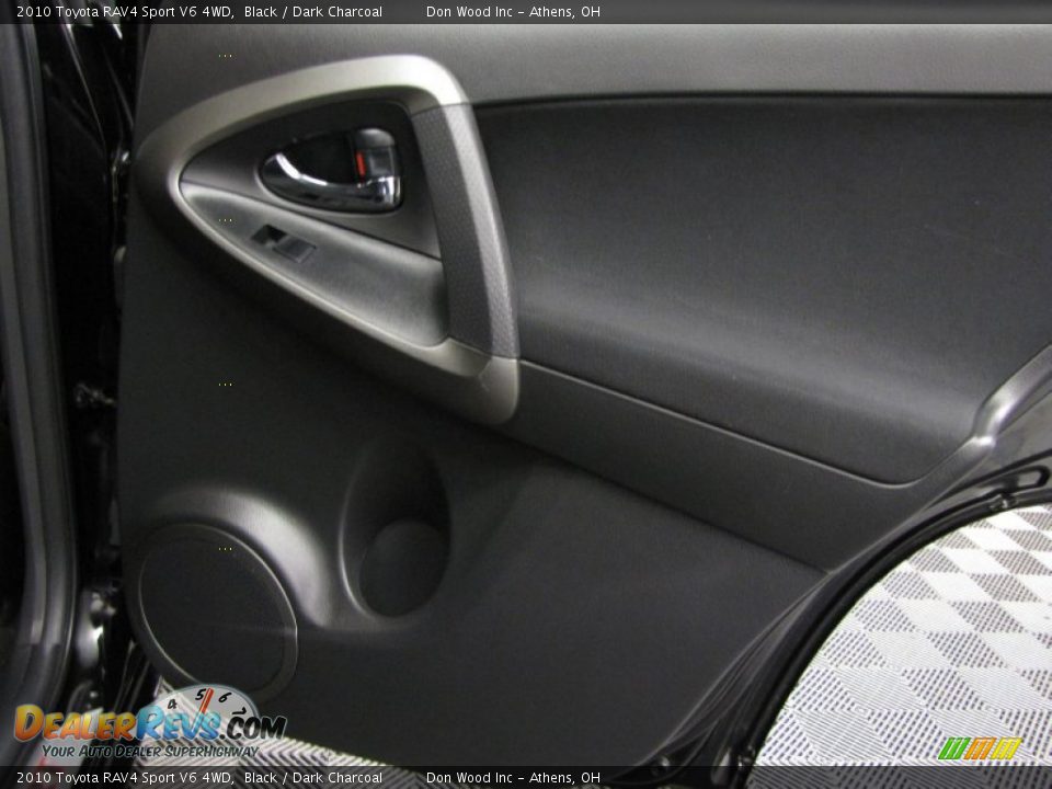 2010 Toyota RAV4 Sport V6 4WD Black / Dark Charcoal Photo #13