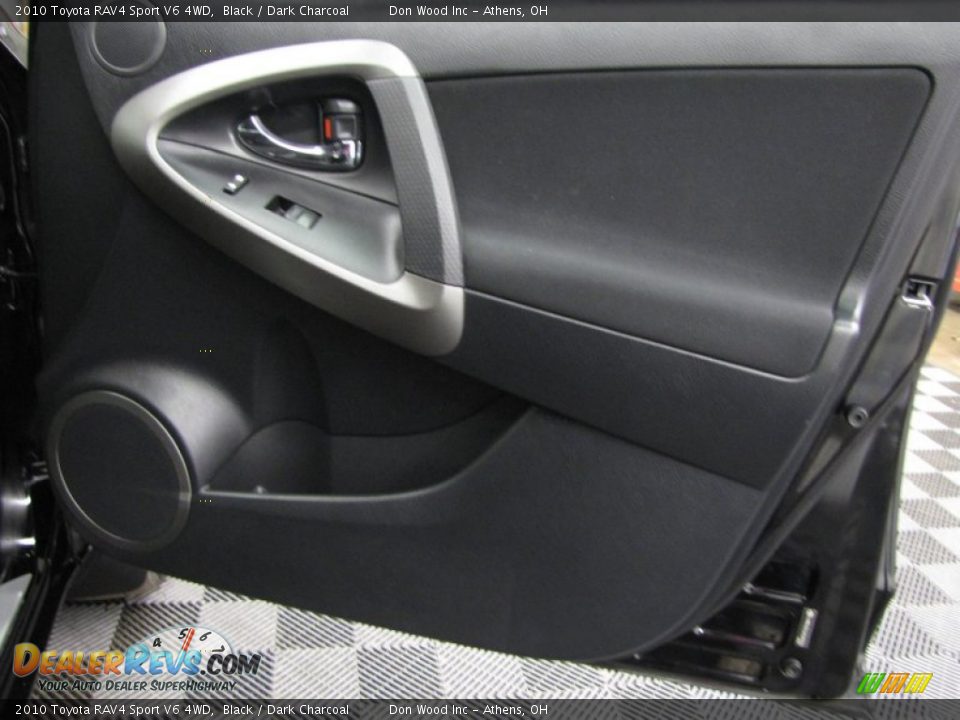 2010 Toyota RAV4 Sport V6 4WD Black / Dark Charcoal Photo #14