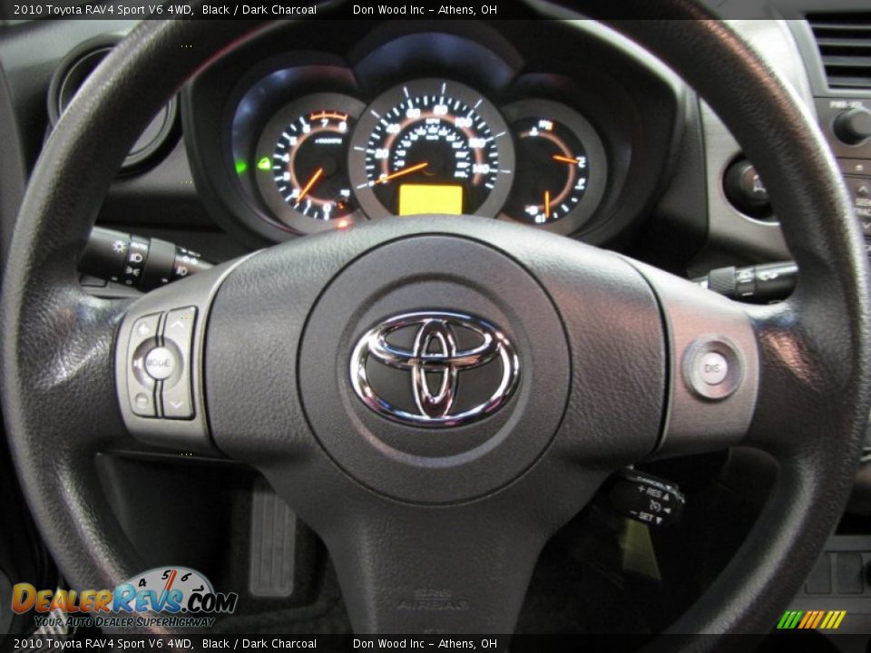 2010 Toyota RAV4 Sport V6 4WD Black / Dark Charcoal Photo #15