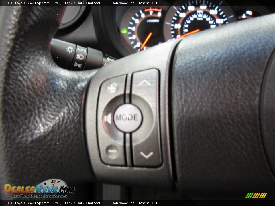 2010 Toyota RAV4 Sport V6 4WD Black / Dark Charcoal Photo #16