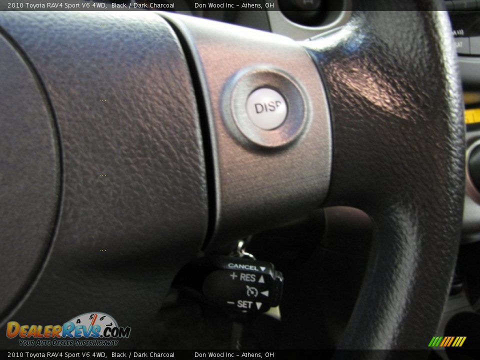 2010 Toyota RAV4 Sport V6 4WD Black / Dark Charcoal Photo #17