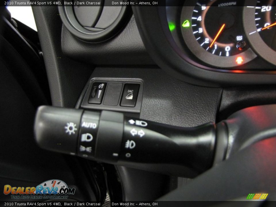 2010 Toyota RAV4 Sport V6 4WD Black / Dark Charcoal Photo #18