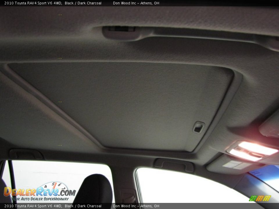 2010 Toyota RAV4 Sport V6 4WD Black / Dark Charcoal Photo #24