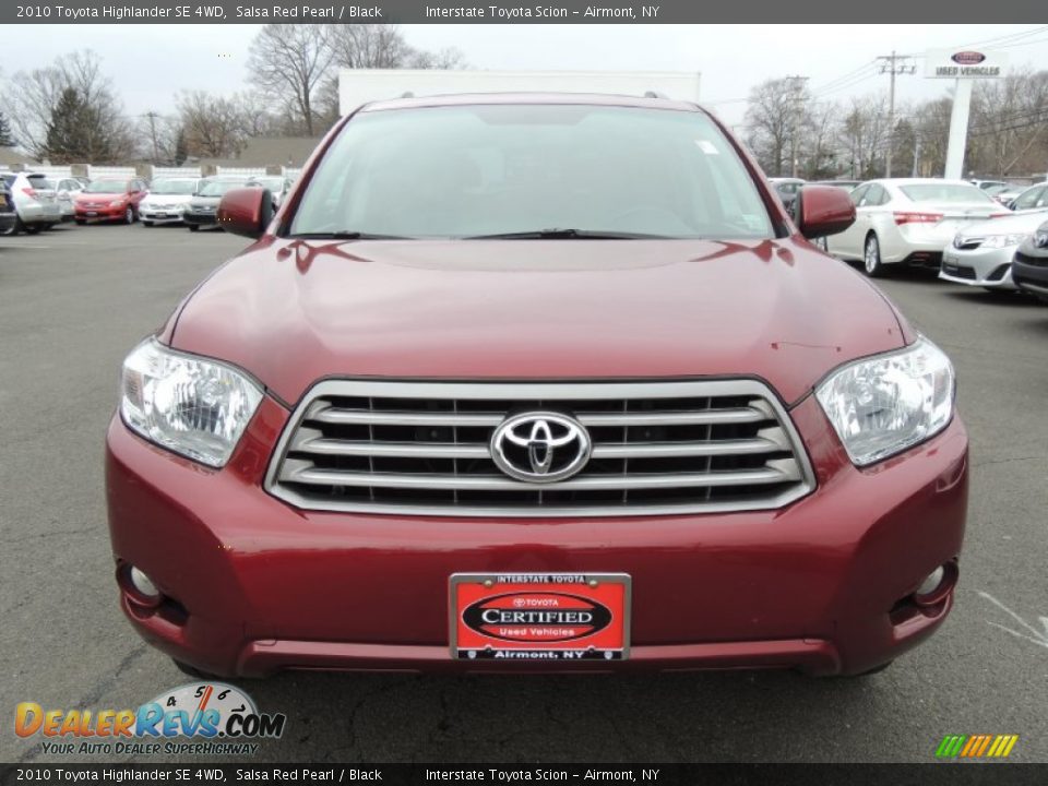 2010 Toyota Highlander SE 4WD Salsa Red Pearl / Black Photo #2