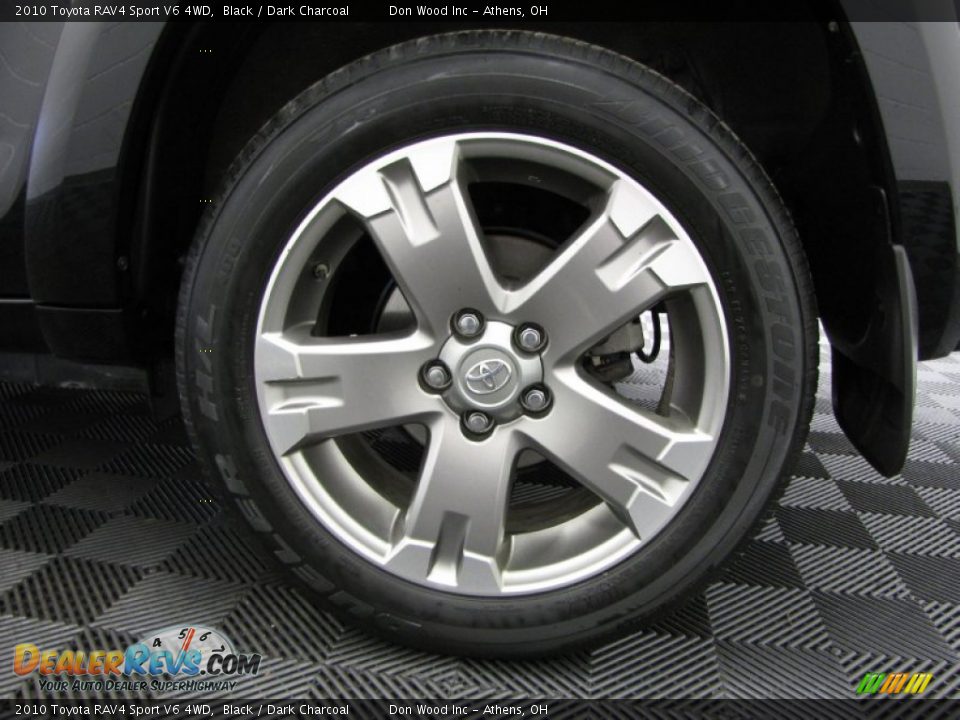 2010 Toyota RAV4 Sport V6 4WD Black / Dark Charcoal Photo #26