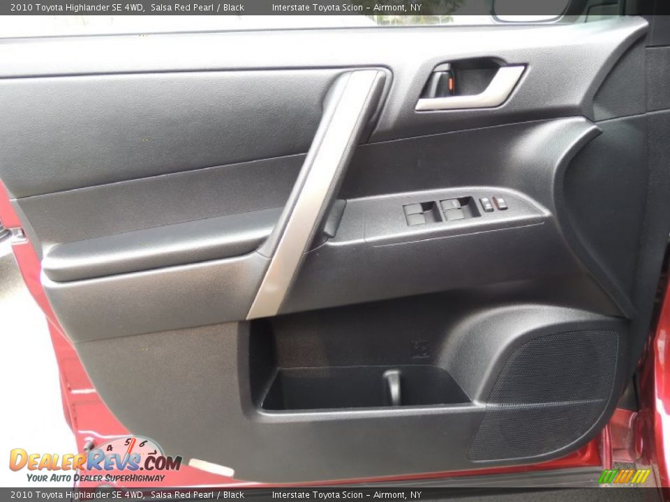 2010 Toyota Highlander SE 4WD Salsa Red Pearl / Black Photo #7