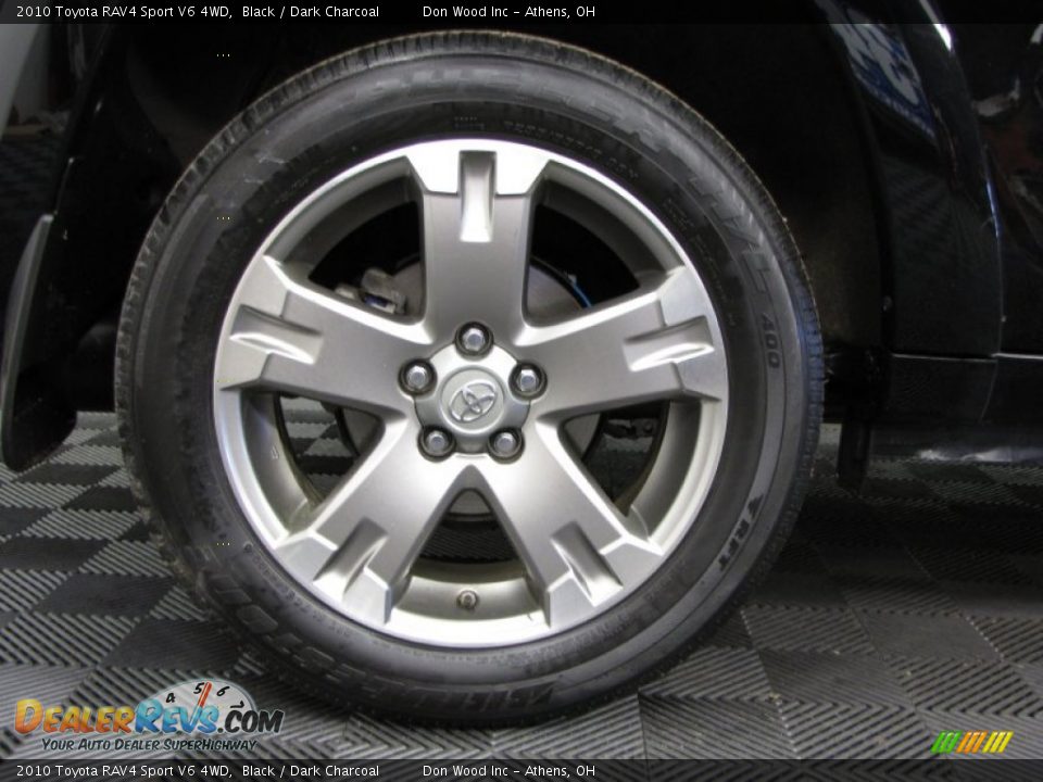 2010 Toyota RAV4 Sport V6 4WD Black / Dark Charcoal Photo #29
