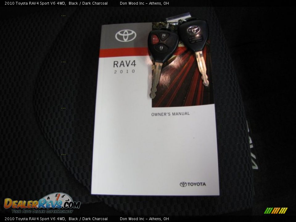 2010 Toyota RAV4 Sport V6 4WD Black / Dark Charcoal Photo #30