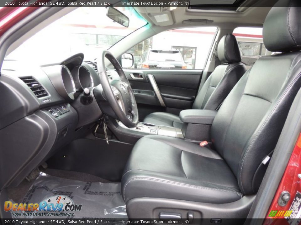 Front Seat of 2010 Toyota Highlander SE 4WD Photo #8