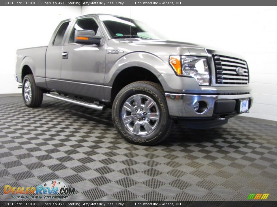 2011 Ford F150 XLT SuperCab 4x4 Sterling Grey Metallic / Steel Gray Photo #1