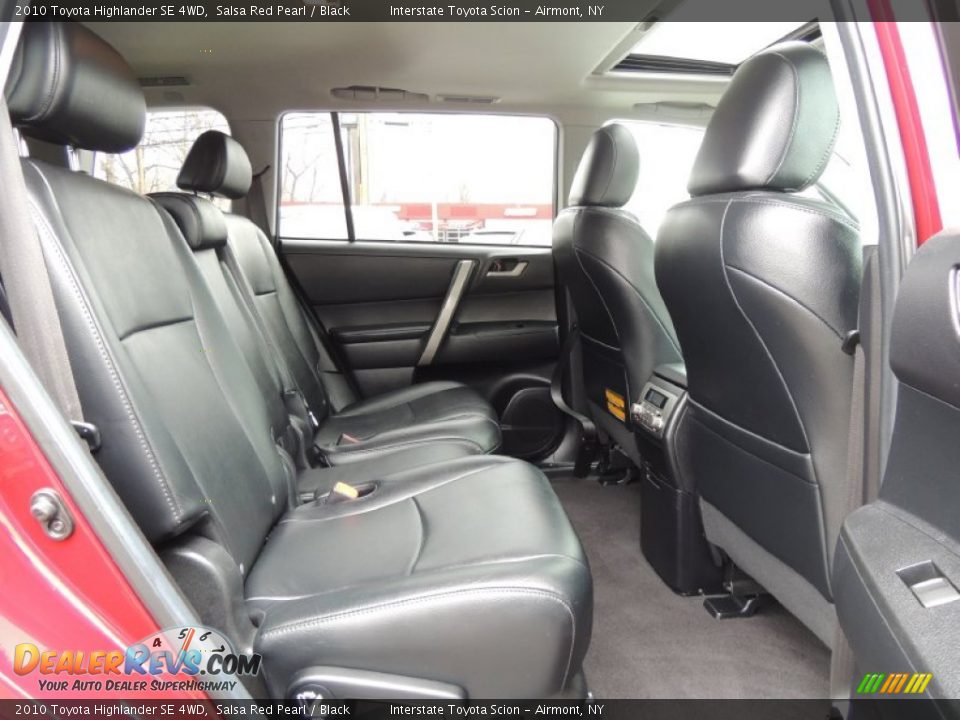 2010 Toyota Highlander SE 4WD Salsa Red Pearl / Black Photo #16