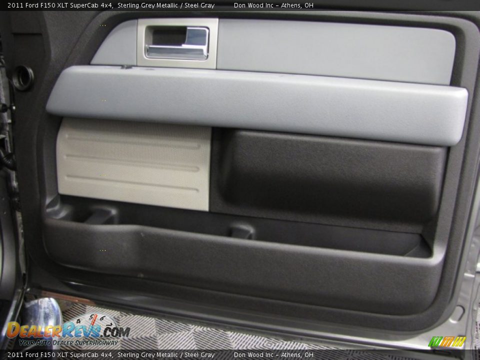 2011 Ford F150 XLT SuperCab 4x4 Sterling Grey Metallic / Steel Gray Photo #15